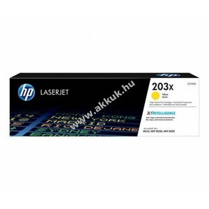 Eredeti HP nyomtató lézertoner CF542X sárga 2500 oldal kép