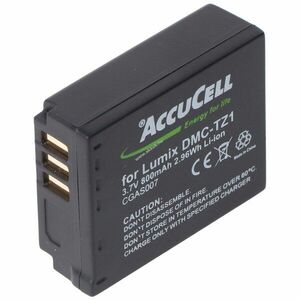Helyettesítő akku Panasonic Lumix DMC-TZ2 fényképezőgép CGA-S007/DMW-BCD10 3, 7V 800mAh Li-Ion kép