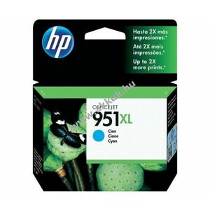 Eredeti HP tintapatron NR.951XL/CN046AE cyan nyomtató kép