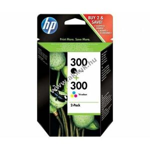 Eredeti HP nyomtató tintapatron kombipack CN637EE NR.300 CC640EE NR.300 CC643EE fekete/színes kép