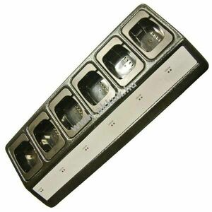 6-csatornás helyettesítő töltő Motorola CP040, 080, 140, 150, 160, 180, 200, EP450, GP3188, 3688 kép