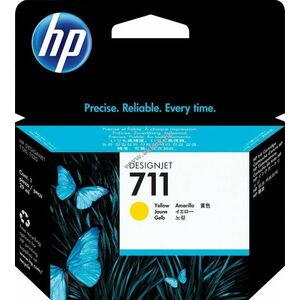Eredeti HP nyomtató tintapatron NR.711/CZ132A sárga kép