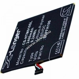 Helyettesítő akku mobiltelefon HTC Desire Eye 35H00234-00M B0PFH100 3, 8V 2400mAh Li-Ion kép