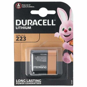 Duracell CR-P2 CRP2 DL223 Ultra fényképezőgép elem 6V 1400mAh 1db/csomag Lithium kép