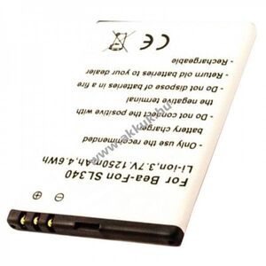 Helyettesítő akku Binatone SpeakEasy600 Doro Primo571 SL340 HZTBL-4D-01 RCB571 mobiltelefon Li-Ion kép