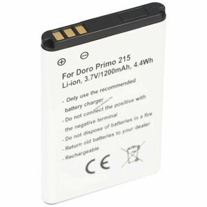 Helyettesítő akku mobiltelefon Doro PhoneEasy 332 Primo 215 Hisense CS668 3, 7V 1200mAh Li-Ion kép