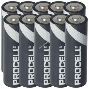 Duracell Procell AA Mignon ceruza LR6 10db/csomag hagyományos elem alkáli kép
