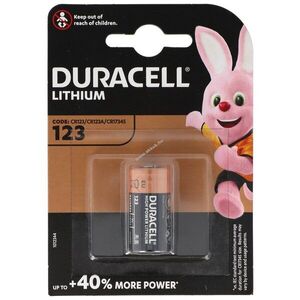 Duracell CR123A DL123A fényképezőgép elem 34, 5x17mm Lithium kép