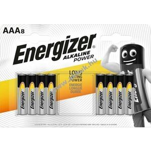 Energizer hagyományos elem AAA (LR03) 1.5V 8db/csomag alkáli kép