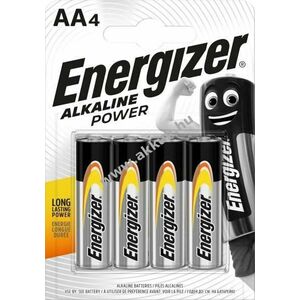 Energizer Alkaline Power AA Mignon ceruza LR06 1, 5V 4db/csomag elem (hagyományos elem) alkáli kép