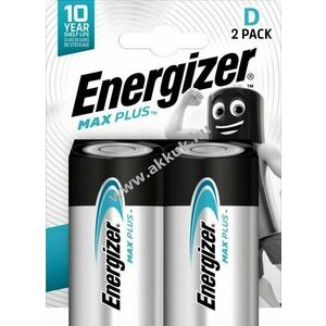 Energizer Max Plus D (góliát) hagyományos elem 1.5V 2db/csomag alkáli kép