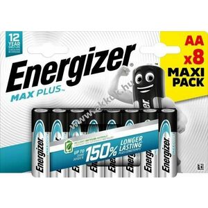 Energizer Max Plus AA Mignon ceruza LR06 1.5V 8db/csomag elem (hagyományos elem) alkáli kép