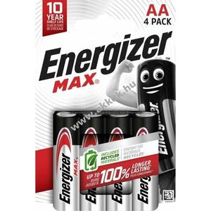 Energizer AA Mignon ceruza LR06 hagyományos elem 1.5V 4db/csomag alkáli kép