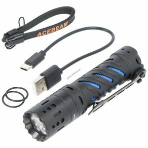 AceBeam E70 Mini zseblámpa 2000lm 153m 18650 3100mAh akku tartozékkal Li-Ion kép