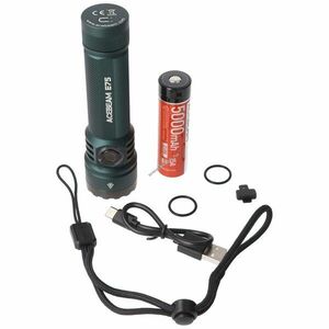 AceBeam E75 Quad Core LED zseblámpa kék 3000lm 5000K 21700 5000mAh akku Li-Ion kép
