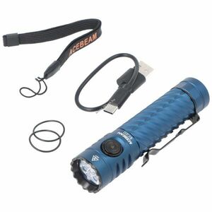 AceBeam EC20 LED zseblámpa 2500lm kék folyamatosan dimmelhető SFT-25R HI 6500K kép