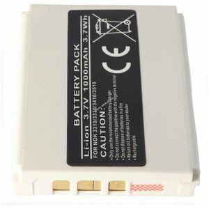 Helyettesítő akku Nokia BLC-2 mobiltelefon 3, 7V 1000mAh 3, 7Wh Li-Ion kép