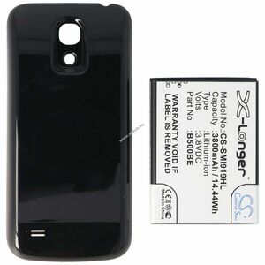 Helyettesítő akku mobiltelefon Samsung Galaxy S4 Mini B500BU B500BE 3, 8V 3800mAh 14, 4Wh Li-Ion kép