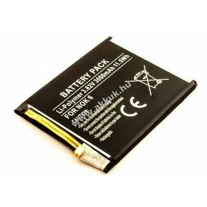 Helyettesítő akku Nokia 6 3, 82V 3000mAh beépített mobiltelefon Li-Polymer kép