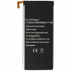 Helyettesítő akku LG X Power 2 mobiltelefon 3, 8V 4500mAh 17, 1Wh beépített szerszám nélkül Li-Polymer kép