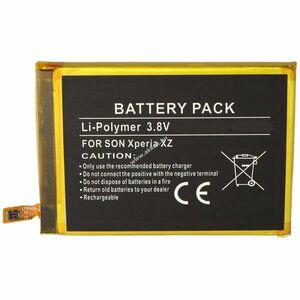 Helyettesítő akku mobiltelefon Sony XPERIA XZ F8332 F8331 LIS1632ERPC 3, 8V 2850mAh Li-Polymer kép