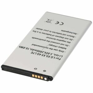Helyettesítő akku mobiltelefon LG X5/X5 4G LTE 3, 85V 2800mAh 10, 8Wh BL-42D1FA Li-Ion kép