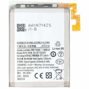 Helyettesítő akku Samsung Galaxy Z Flip SM-F700F mobiltelefon 3, 8V 2370mAh 9, 0Wh Li-Polymer kép