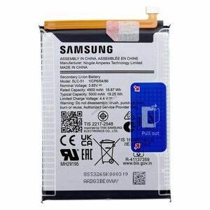 Helyettesítő akku Samsung Galaxy A05s SM-A057G mobiltelefon 3, 85V 4900mAh 18, 9Wh Li-Polymer kép