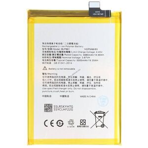 Helyettesítő akku OPPO BLP881 K9S 3, 87V 5000mAh 19, 35Wh mobiltelefon Li-Polymer kép