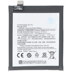 Helyettesítő akku OnePlus 7T mobiltelefon 3, 87V 3800mAh Li-Polymer kép