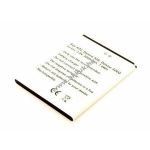 Helyettesítő akku mobiltelefon HTC Desire 526/526G+ 326G BOPM310 3, 8V 2000mAh Li-Ion kép