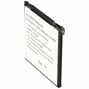 Helyettesítő akku ZTE Nubia N2 mobiltelefon 3, 85V 4800mAh 18, 5Wh beépített Li-Polymer kép