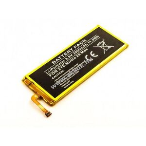 Helyettesítő akku ZTE Nubia Z9 Max 3, 8V 2900mAh LI3829T44P6HA74140 mobiltelefon Li-Polymer kép