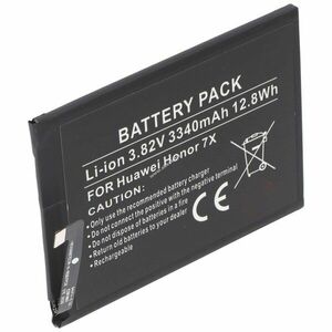Helyettesítő akku mobiltelefon Huawei Honor 7X HB356687ECW 3, 82V 3340mAh Li-Polymer kép