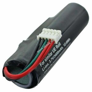Helyettesítő akku Ultimate Ears UE ROLL Bluetooth hangszóró 3, 7V 3400mAh 12, 6Wh beépített Li-Ion kép