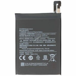 Helyettesítő akku Xiaomi BN45 Redmi Note 5 3, 85V 4000mAh mobiltelefon Li-Polymer kép