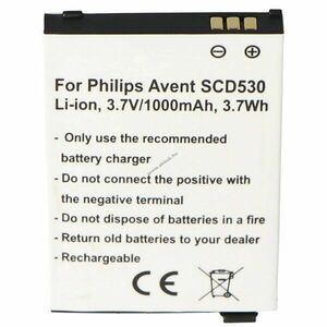 Helyettesítő akku bébiőr Philips Avent SCD530 SCD535 SCD536 SCD540 3, 7V 1000mAh Li-Ion kép