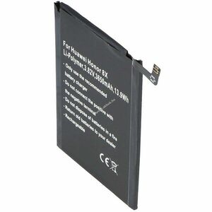 Helyettesítő akku Huawei Honor 8X mobiltelefon HB386590ECW 3, 82V 3650mAh 13, 9Wh Li-Polymer kép
