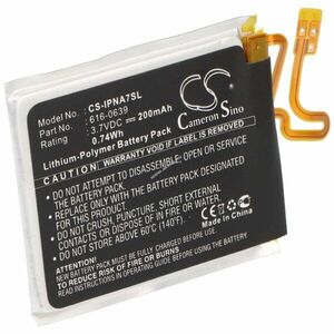 Helyettesítő akku Apple iPod Nano 7 A1446 616-0639 616-0640 3, 7V 200mAh pda és mp3 Li-Polymer kép