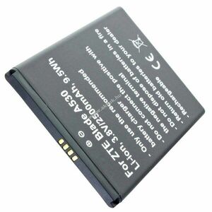 Helyettesítő akku ZTE Blade A530 mobiltelefon Li3826T43P4h705949 3, 8V 2500mAh 9, 5Wh Li-Ion kép