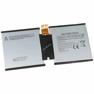 Helyettesítő akku Microsoft Surface 3 10.8 1645 3, 78V 7270mAh 27, 5Wh tablet Li-Polymer kép