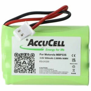 Helyettesítő akku bébiőr Motorola MBP33S 3, 6V 700mAh NiMH kép
