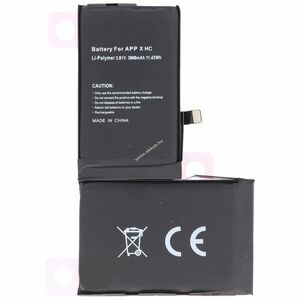 Helyettesítő akku Apple iPhone X mobiltelefon 3, 81V 3000mAh 11, 4Wh beépített Li-Polymer kép