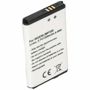 Helyettesítő akku Ingenico IMP350 pos terminál 3, 7V 1200mAh 4, 4Wh Li-ion kép
