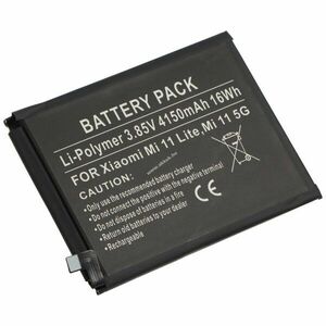 Helyettesítő akku Xiaomi Mi 11 Lite / Mi 11 5G BP42 3, 85V 4150mAh mobiltelefon Li-Polymer kép