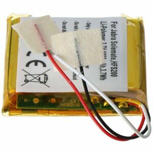 Helyettesítő akku fejhallgató Jabra Solemate HFS200 AHB723938 3, 7V 1000mAh Li-Polymer kép
