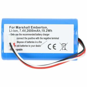 Helyettesítő akku Marshall Emberton C406A2 pda és mp3 7, 4V 2600mAh Li-Ion kép