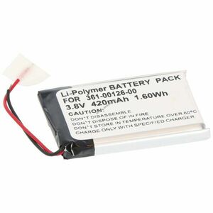 Helyettesítő akku okosóra Fenix6X 3, 8V 420mAh 361-00126-00 070-8611-2051 1ICP5/25/35 Li-Polymer kép
