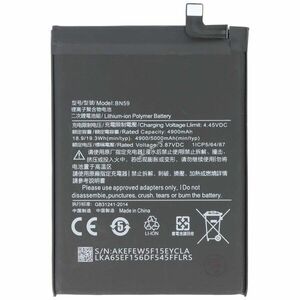 Helyettesítő akku Xiaomi Redmi Note 10 mobiltelefon 3, 87V 5000mAh 19, 35Wh Li-Polymer kép