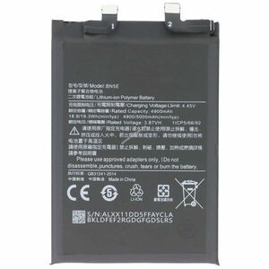 Helyettesítő akku Xiaomi Redmi Note 11E Pro mobiltelefon 3, 87V 5000mAh 19, 35Wh Li-Polymer kép